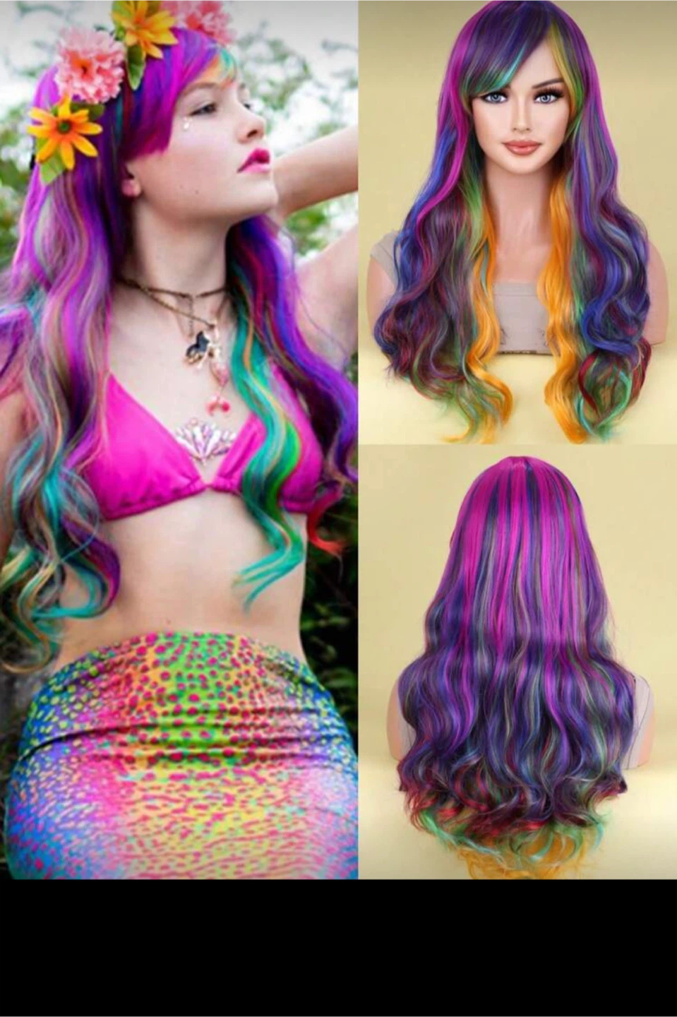 Rainbow Wig