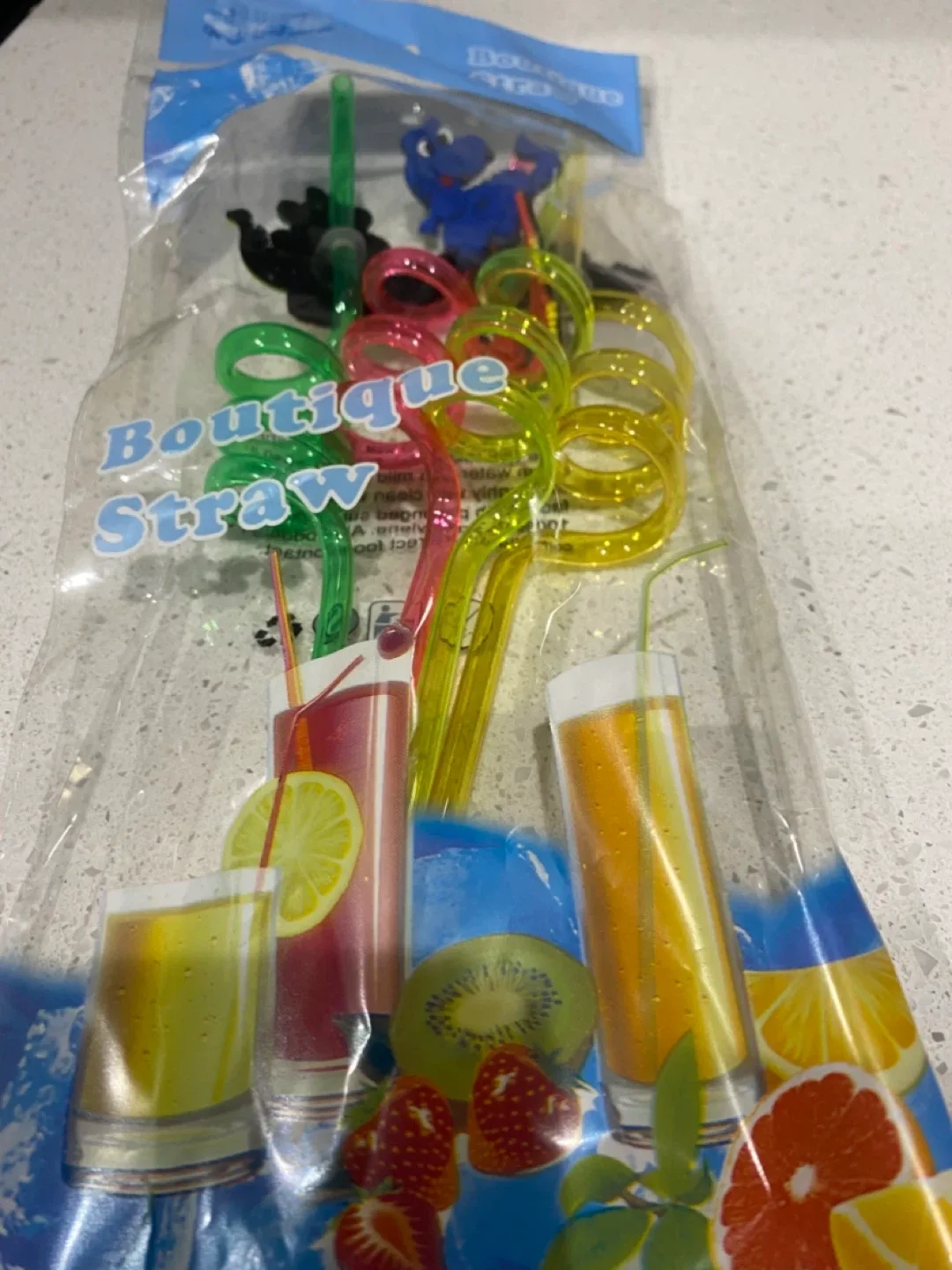 New Pack of 4 Boutique Straws - Dinosaur Theme image indicator(4)