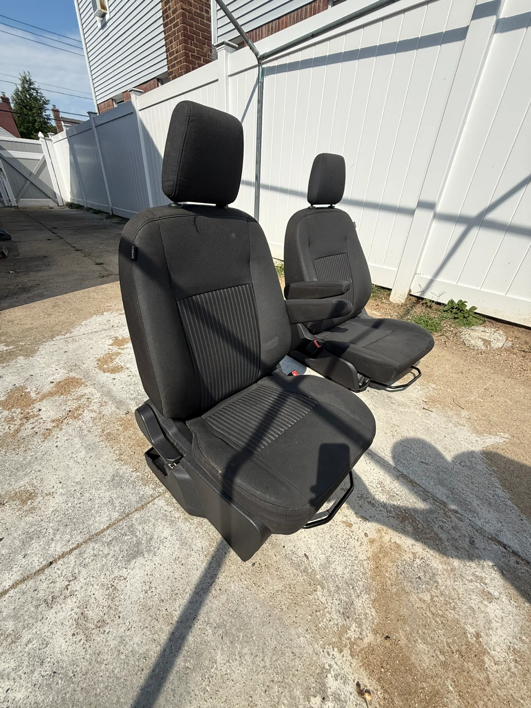 2019 Ford Transit DRIVER and PASSENGER Seats - Black - photo 4