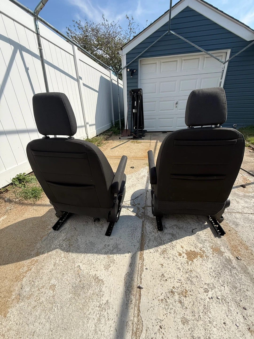 2019 Ford Transit DRIVER and PASSENGER Seats - Black - photo 2