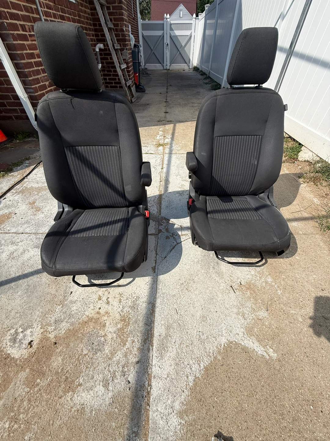 2019 Ford Transit DRIVER and PASSENGER Seats - Black - photo 3