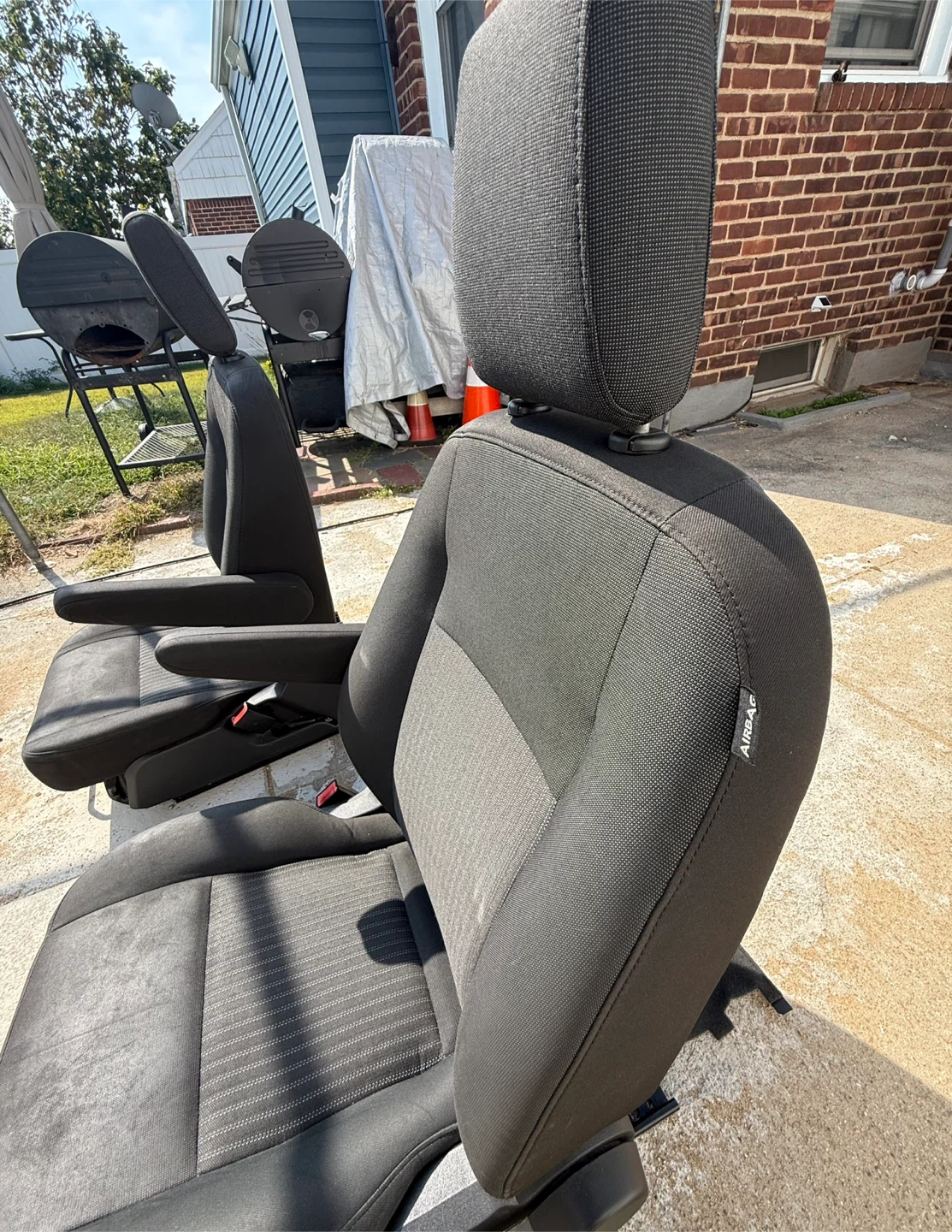 2019 Ford Transit DRIVER and PASSENGER Seats - Black - photo 5