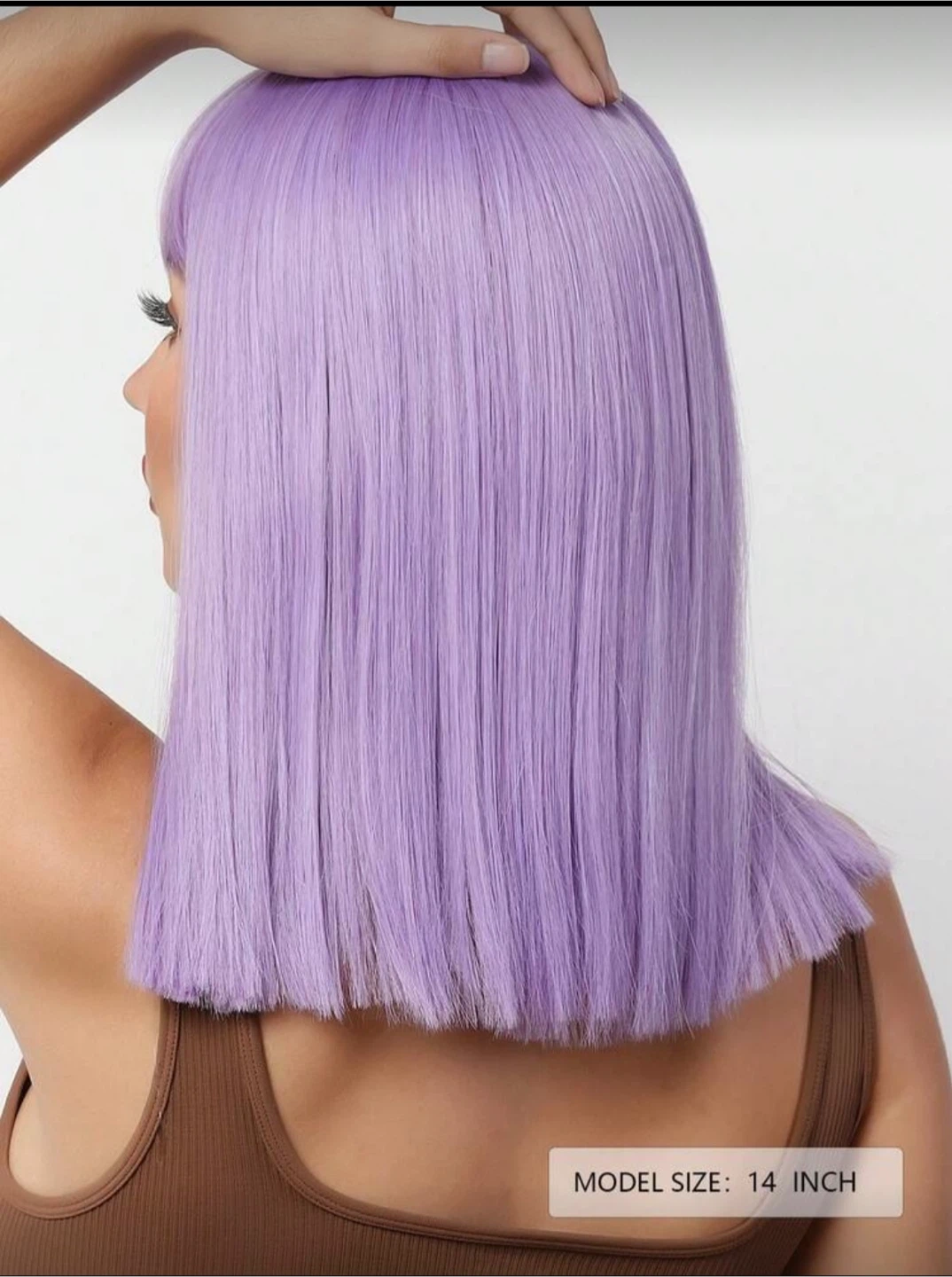 14 Inch Purple Wig - photo 3