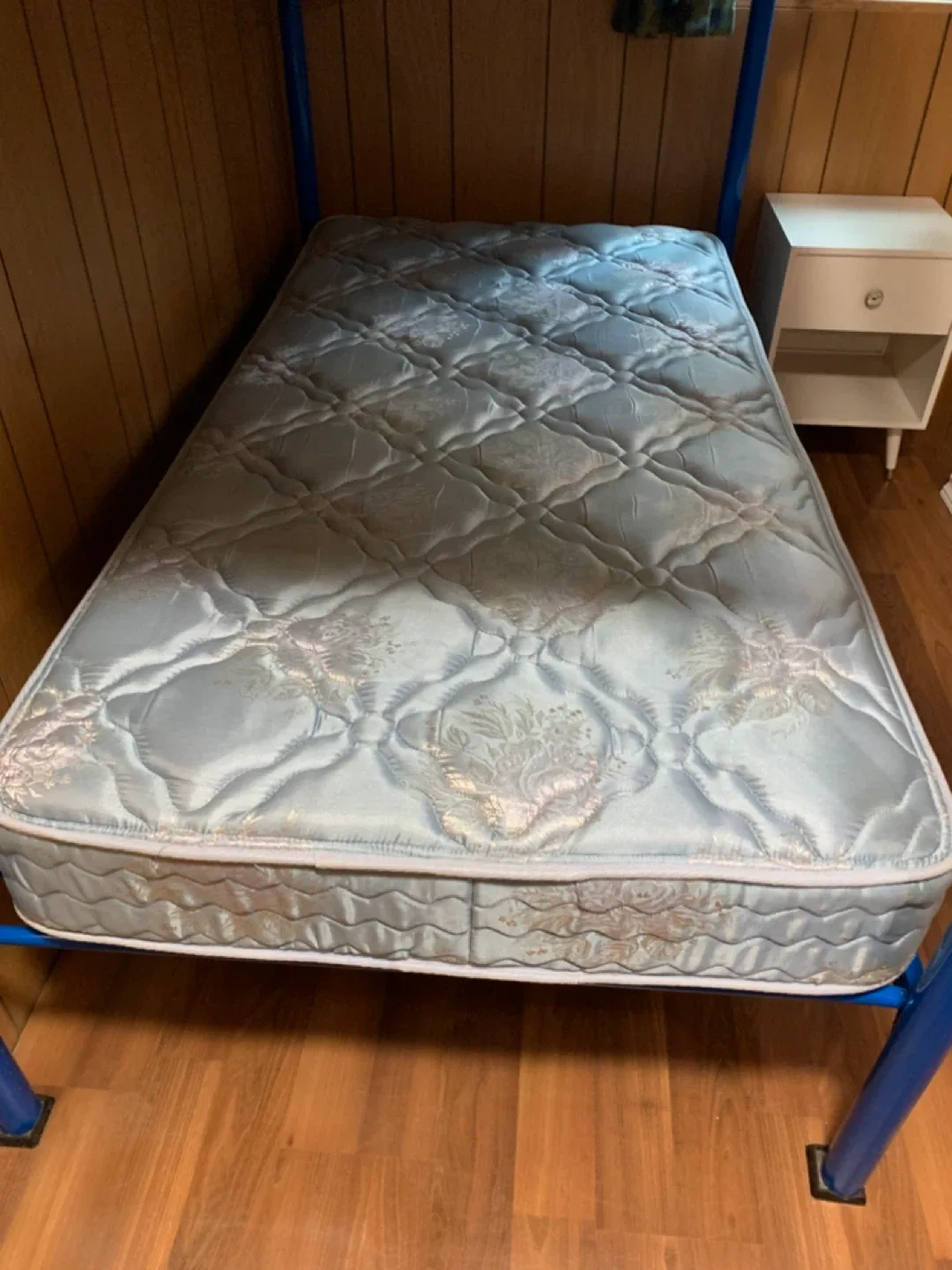 Blue Metal Bunk Bed Frame with Mattresses 🥕 image indicator(2)