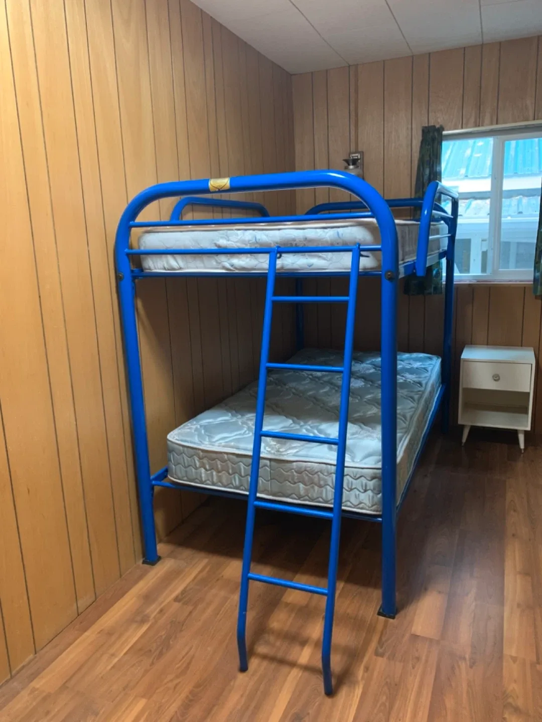 Blue Metal Bunk Bed Frame with Mattresses 🥕 image indicator(3)