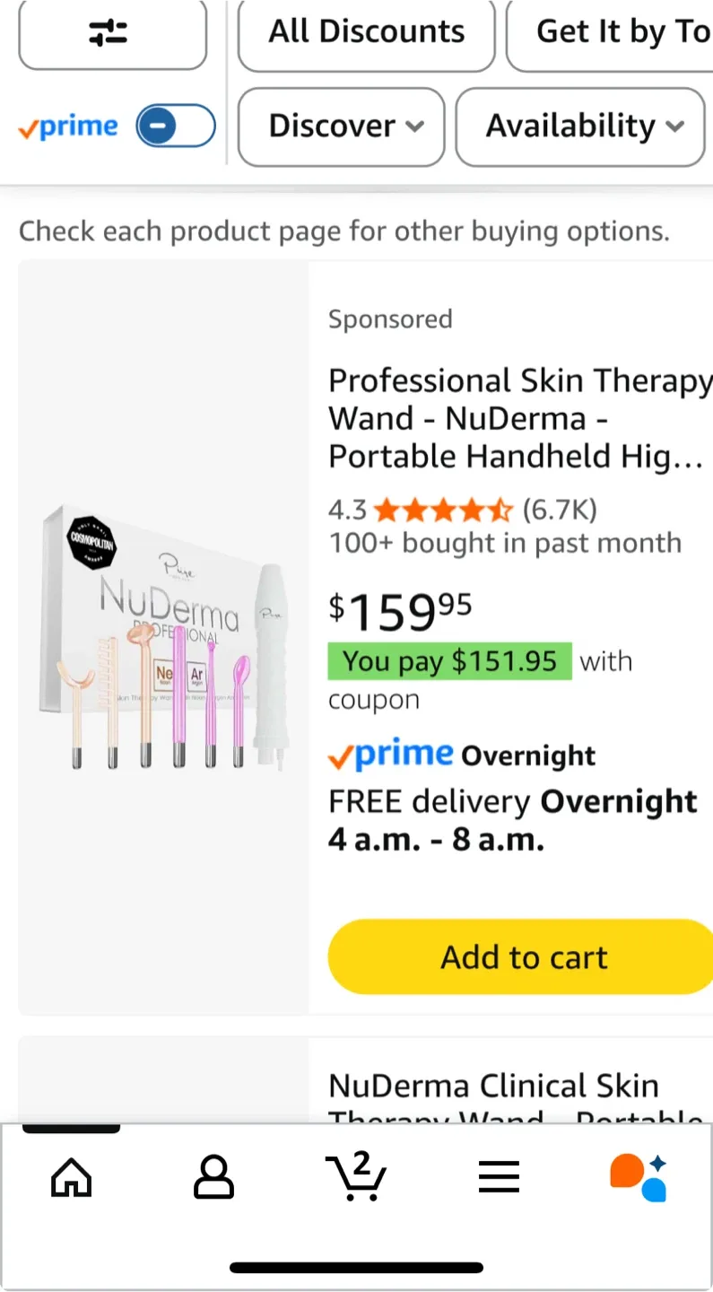 NuDerma Professional Skin Therapy Wand thumbnail