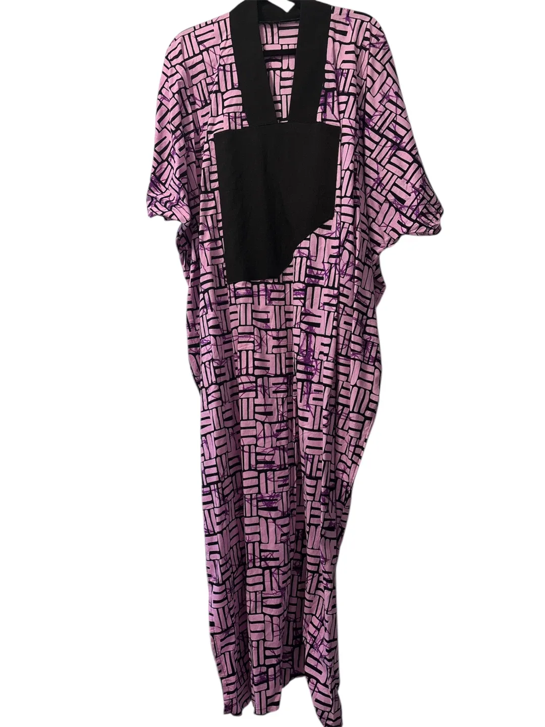 Patterned Purple Dress - Length 55 inches image indicator(10)
