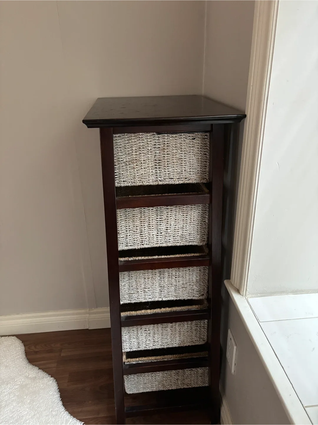 Wicker Basket Storage Tower image indicator(2)