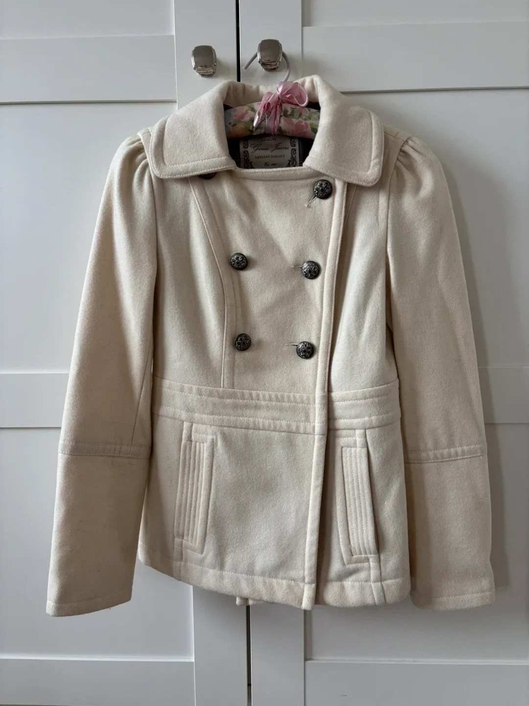 Guess Jeans Wool Coat/Jacket - Size XS image indicator(3)