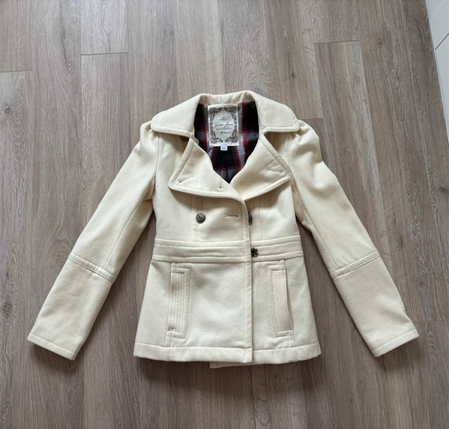 Guess Jeans Wool Coat/Jacket - Size XS