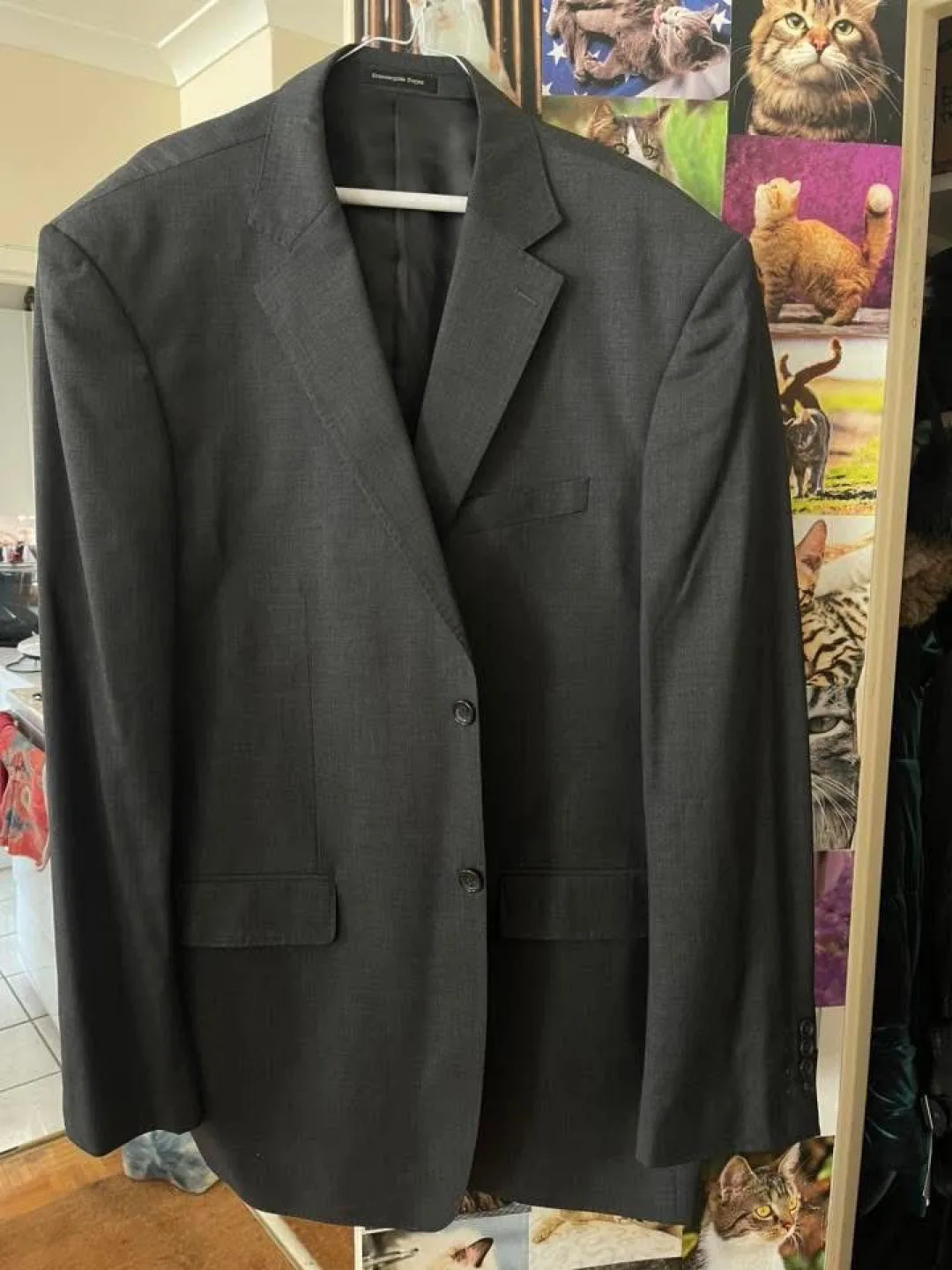 Ermenegildo Zegna Super 160's Wool Suit - Size 62 thumbnail