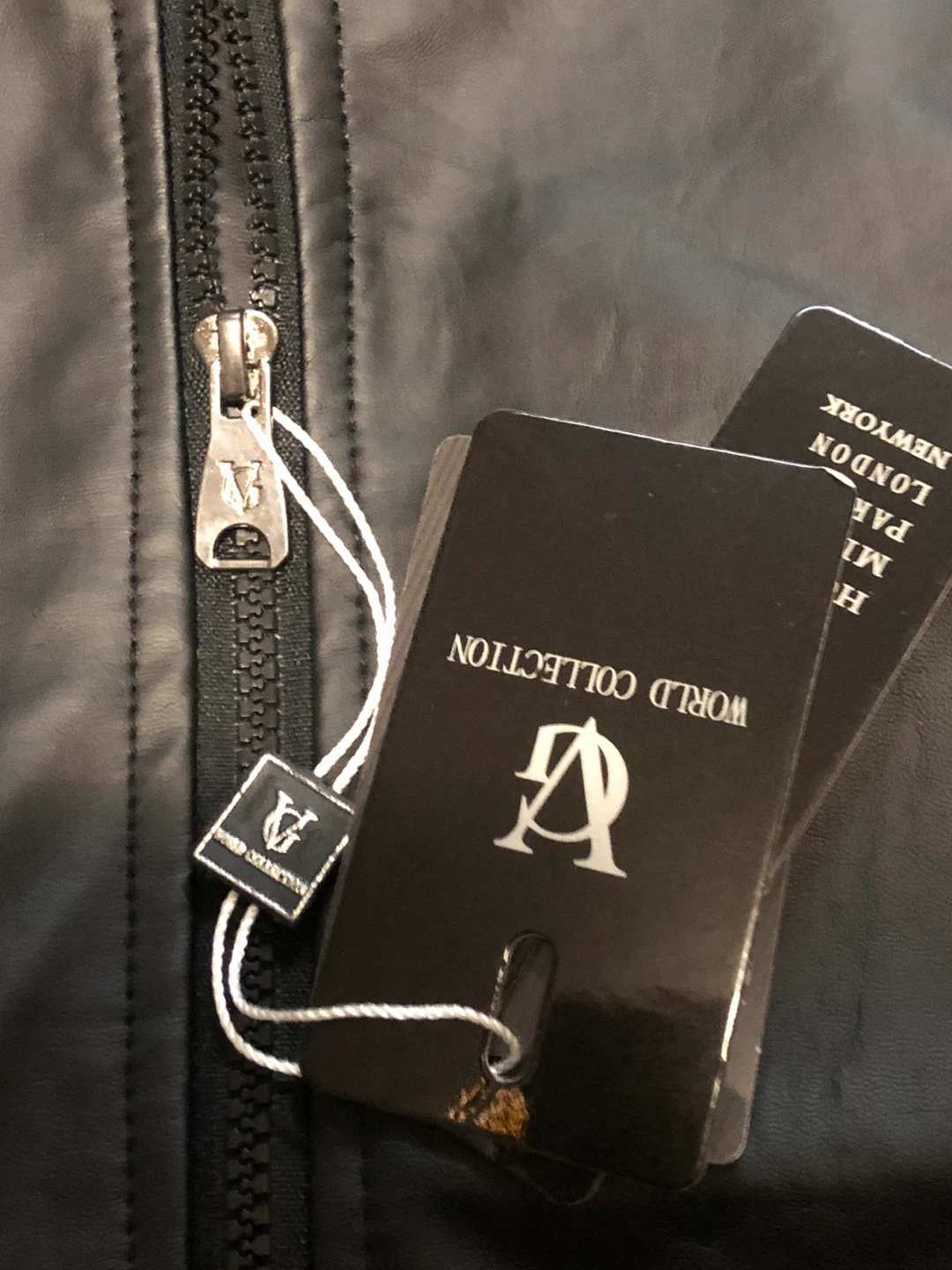World Collection Black Leather Jacket XL - photo 2