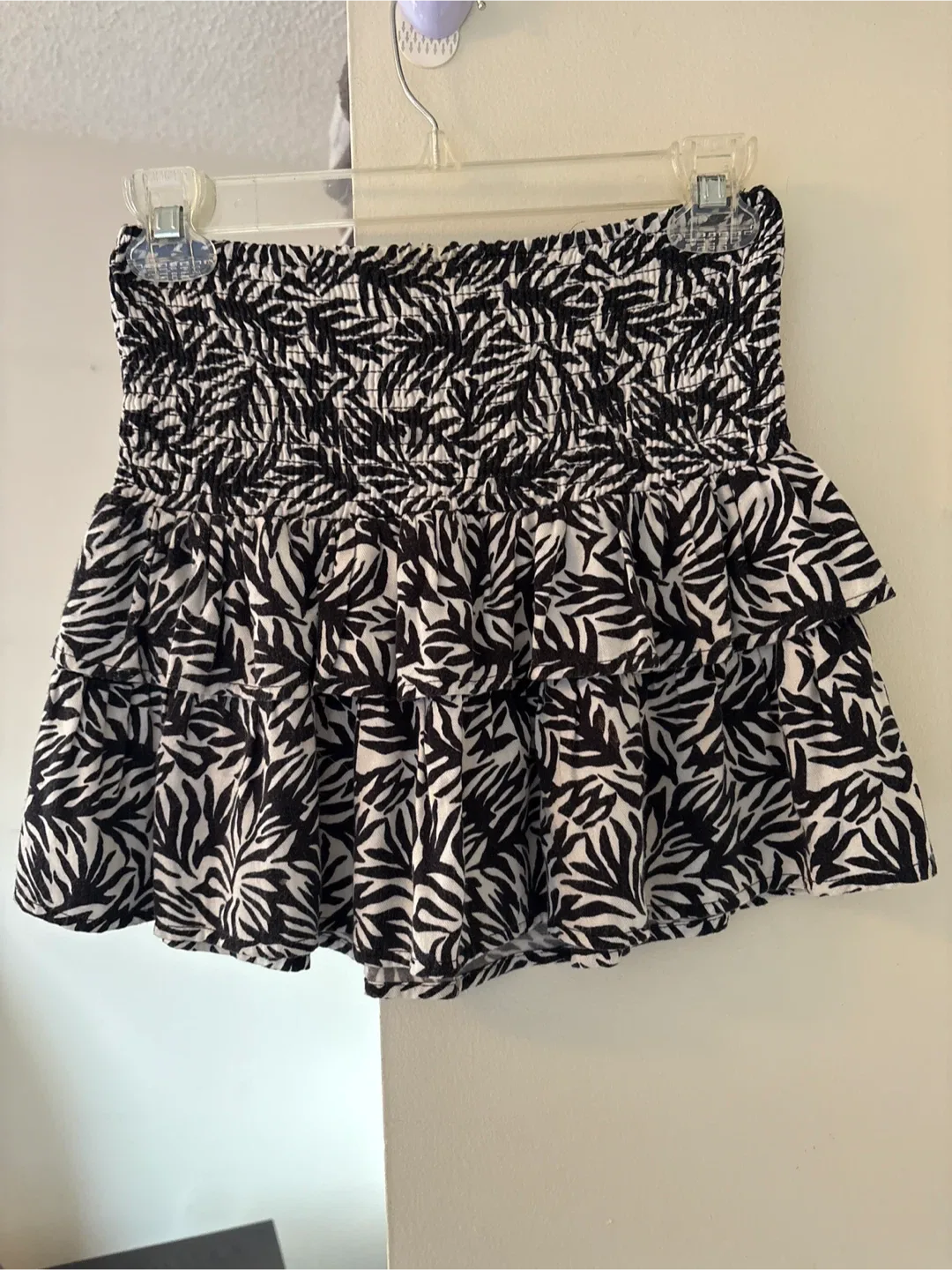 Mini Skirt - Black & White Print thumbnail