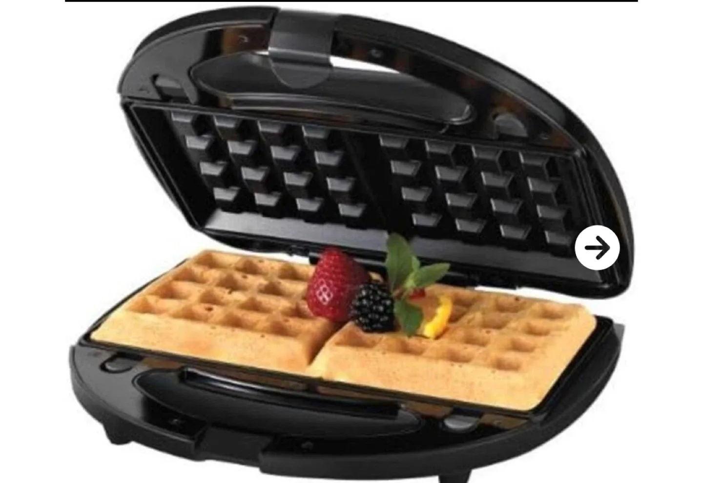 Black+Decker Waffle sandwich grill Maker image indicator(3)