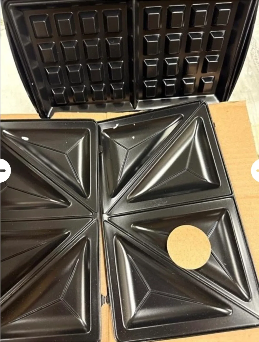 Black+Decker Waffle sandwich grill Maker image indicator(5)