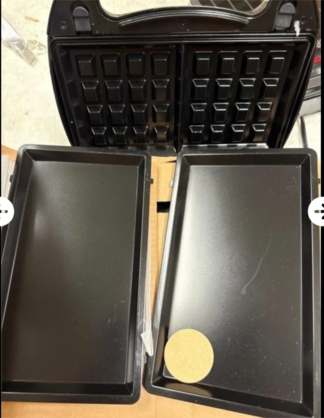 Black+Decker Waffle sandwich grill Maker image indicator(4)