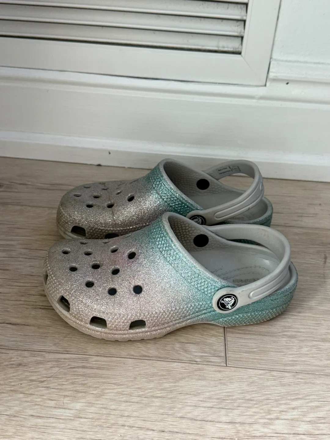 Crocs Glitter Clogs size c13 thumbnail
