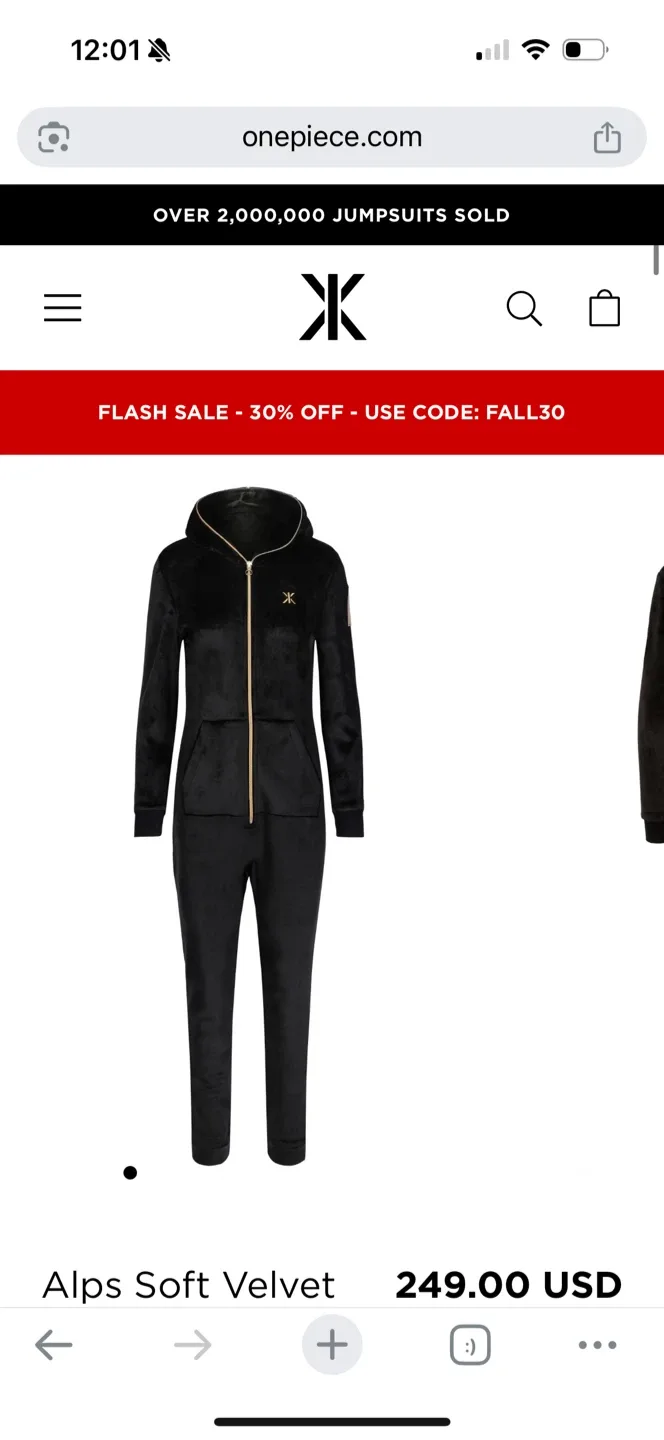 OnePiece Alps Soft Velvet Jumpsuit image indicator(5)