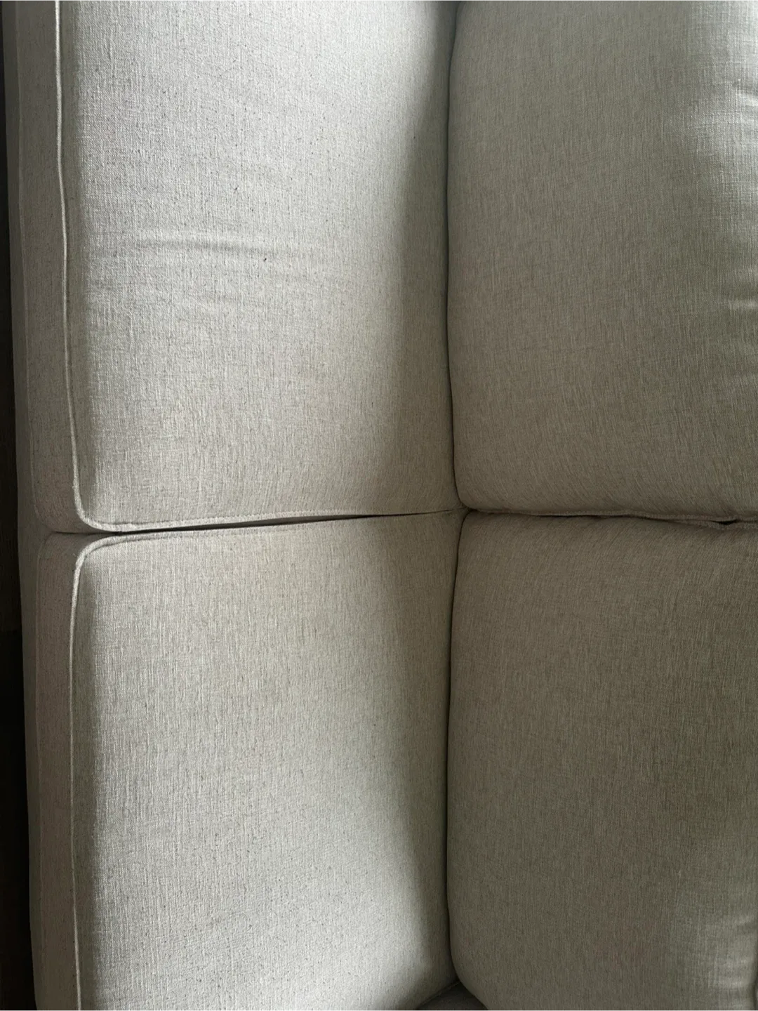 Beautiful Beige Sofa Set with Marble-like Coffee Tables image indicator(2)