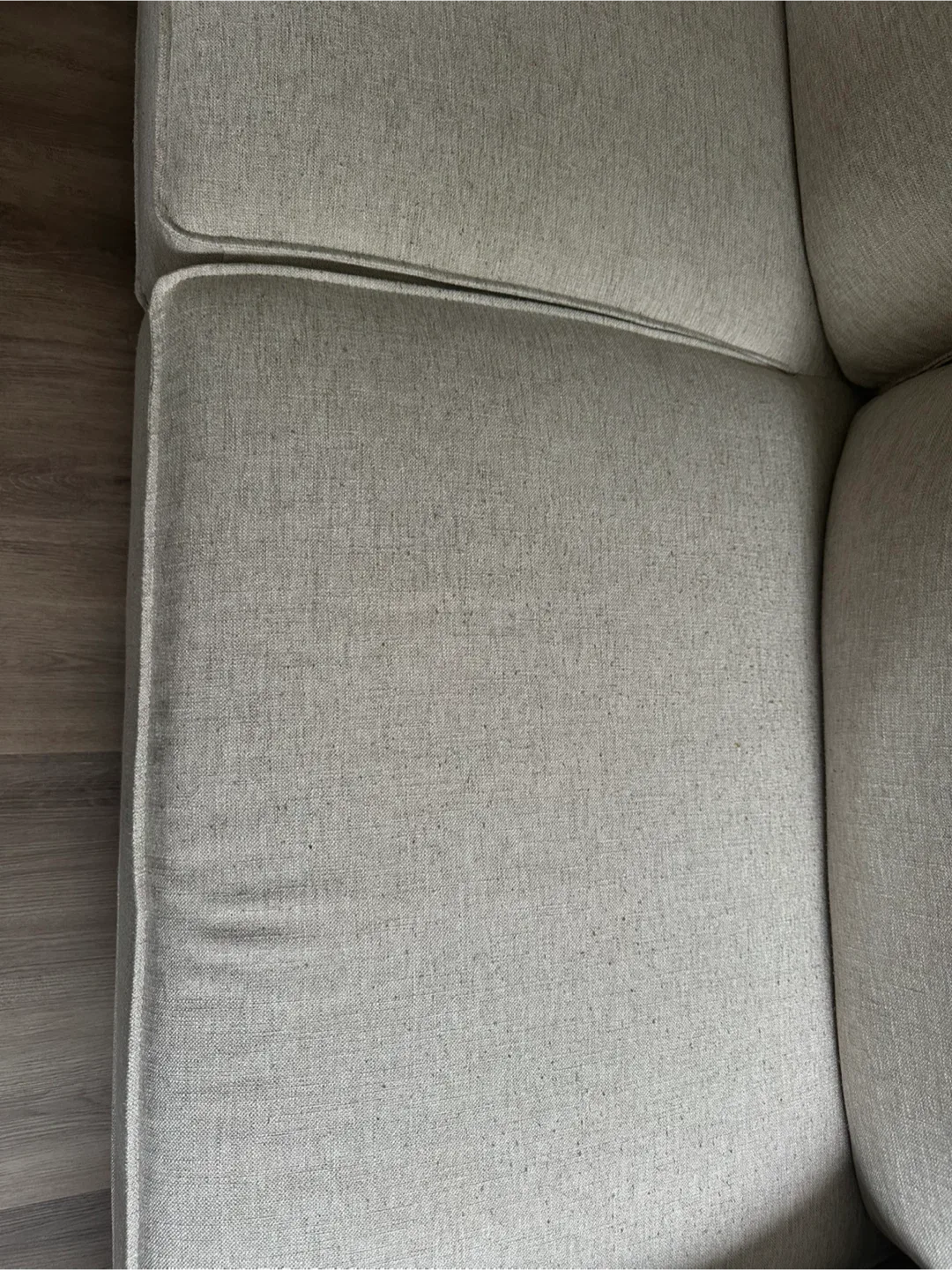 Beautiful Beige Sofa Set with Marble-like Coffee Tables image indicator(3)