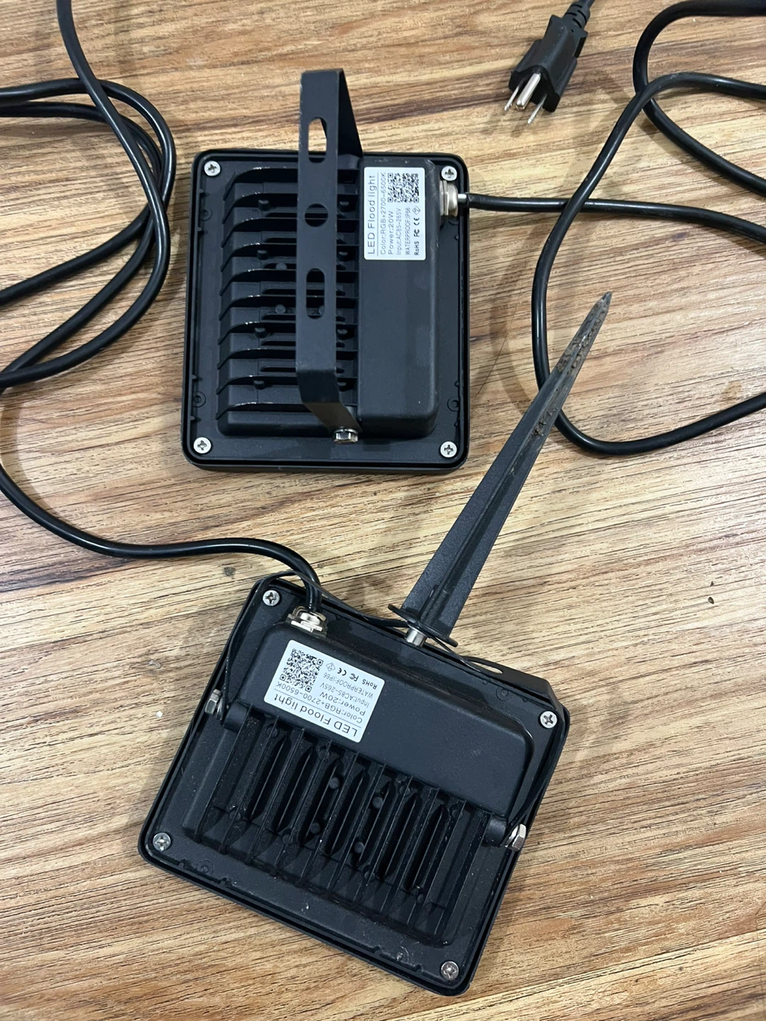 2x LED Flood Lights - 20W, IP66 - photo 2