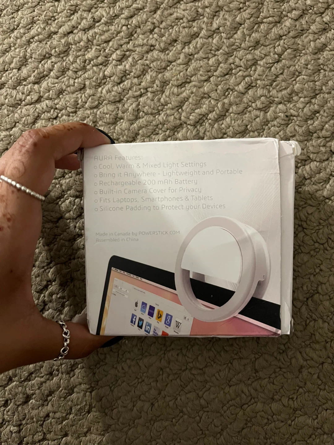 Aura Portable Ring Light - New in Box! - photo 2