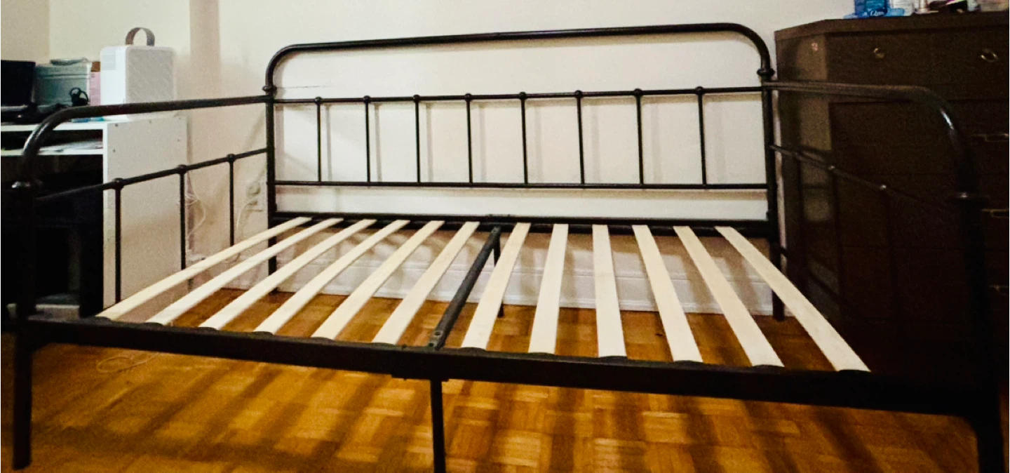 [Move out sale] Daybed Frame - Brown (no mattress)