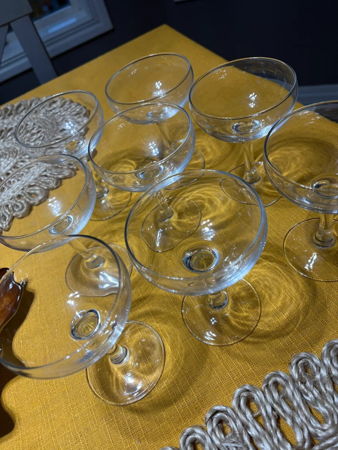 Charger Plates & Champagne Coupe Glasses thumbnail