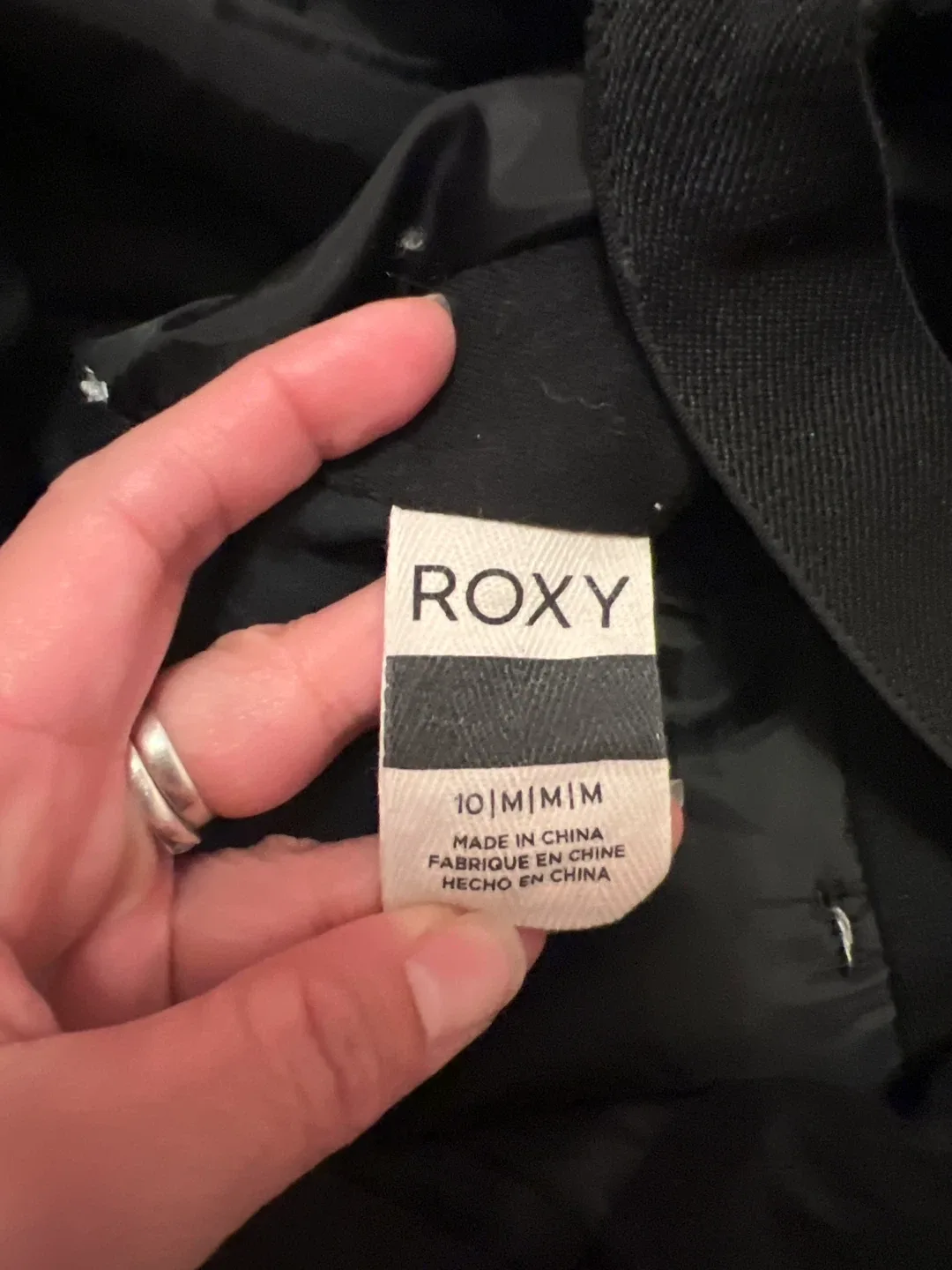 Roxy Snow Bib - Size 10 - Grey image indicator(2)