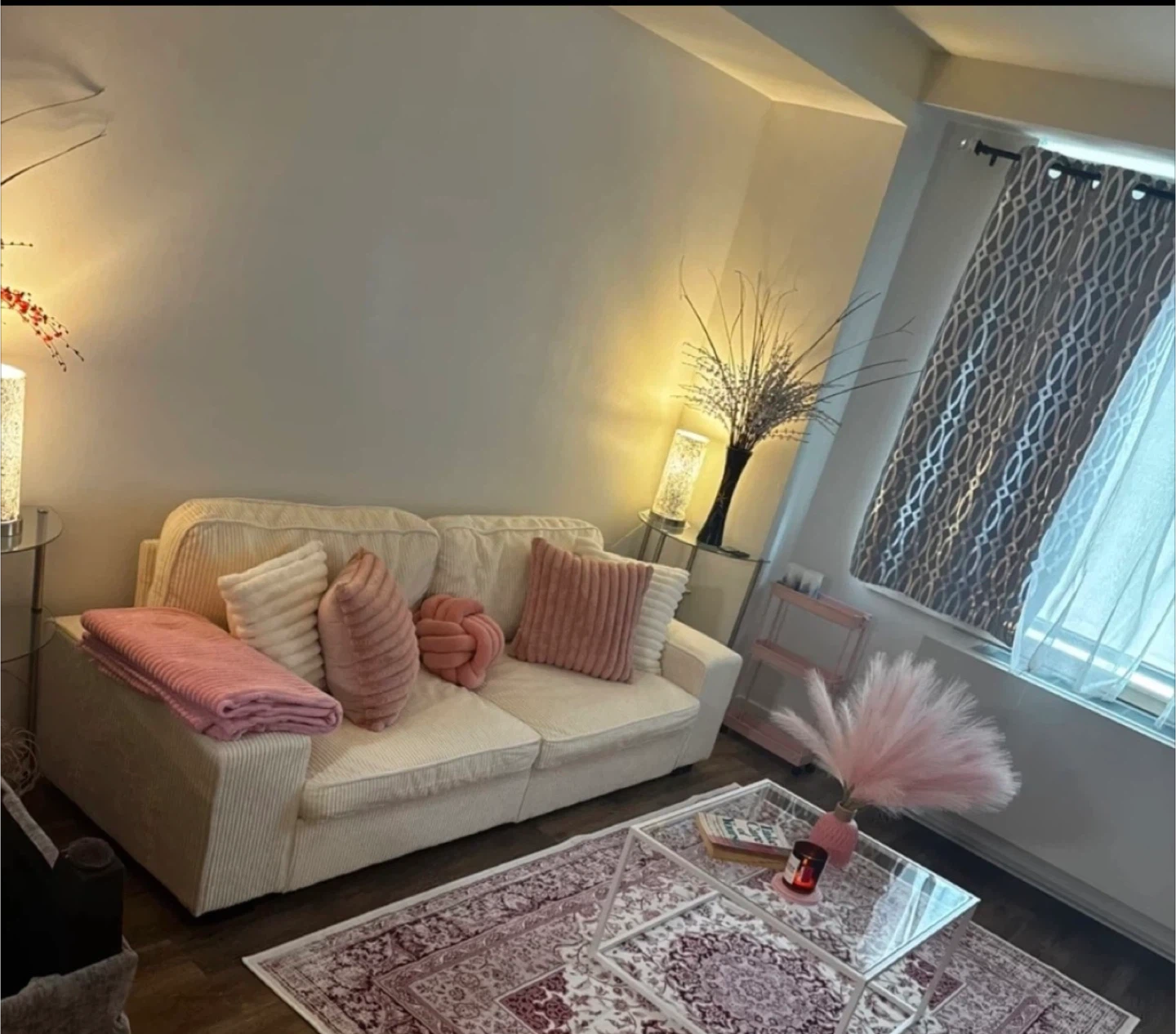 Cream Corduroy Sofa