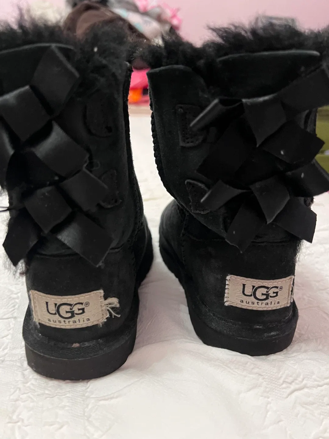 UGG Australia Black Boots thumbnail