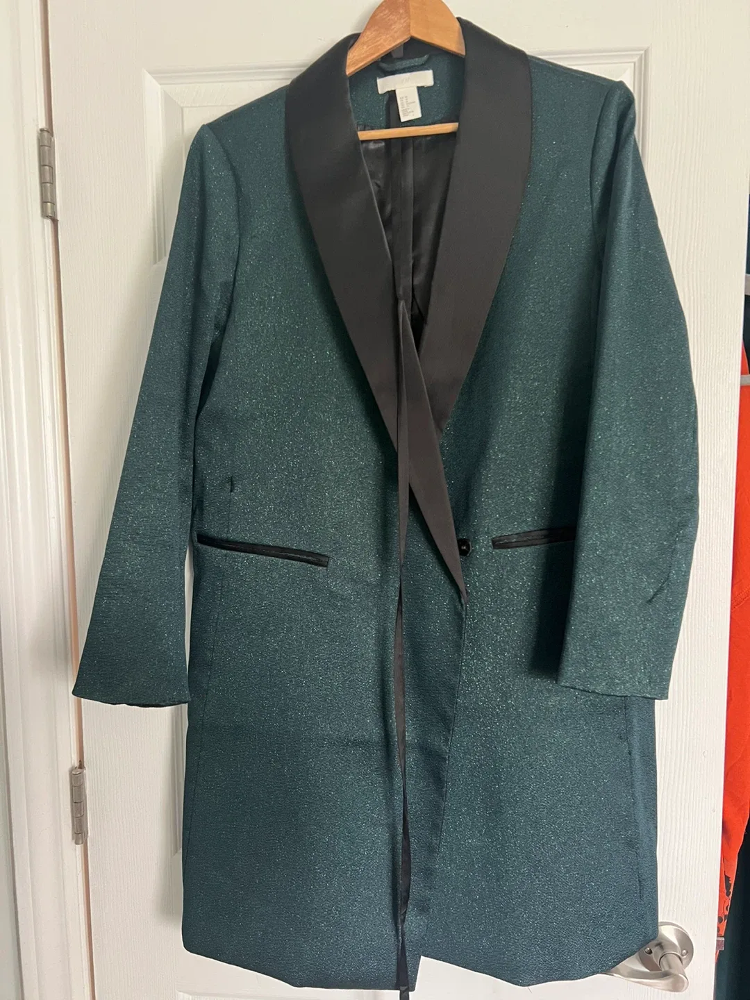 H&M Green Blazer - Size 14 thumbnail