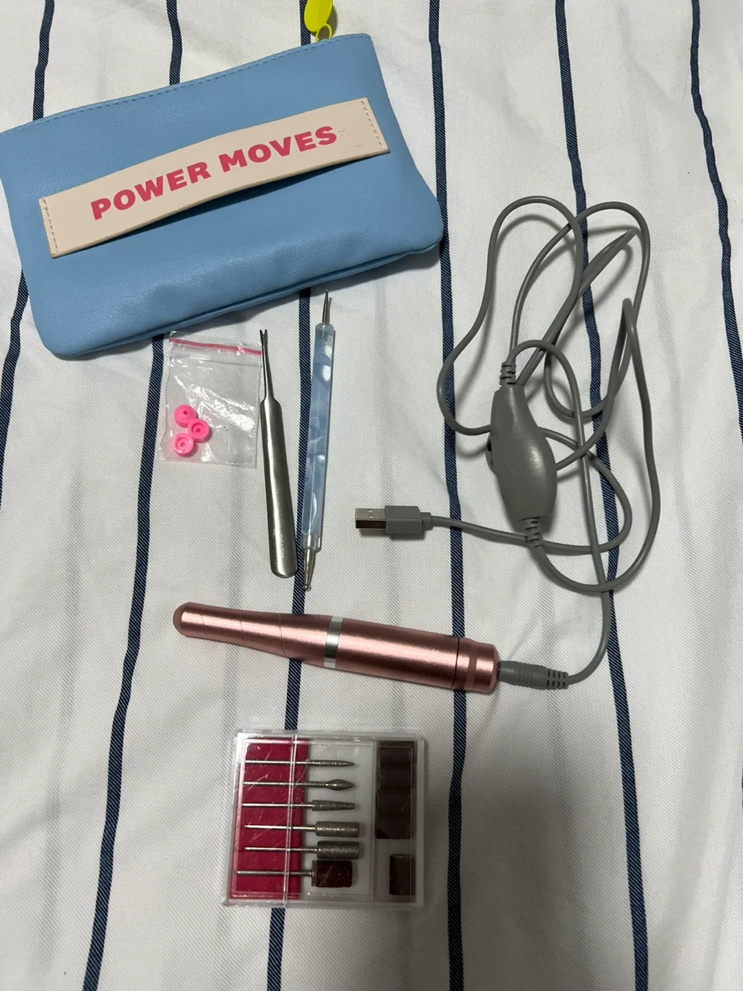 Kiredoo Nail Drill Set - Rose Gold image indicator(3)