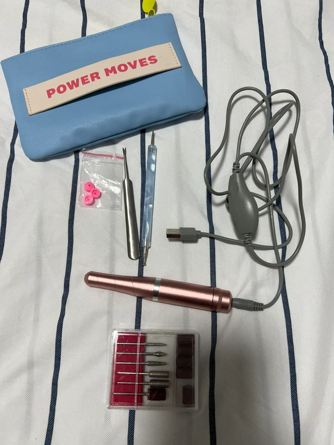 Kiredoo Nail Drill Set - Rose Gold image indicator(2)