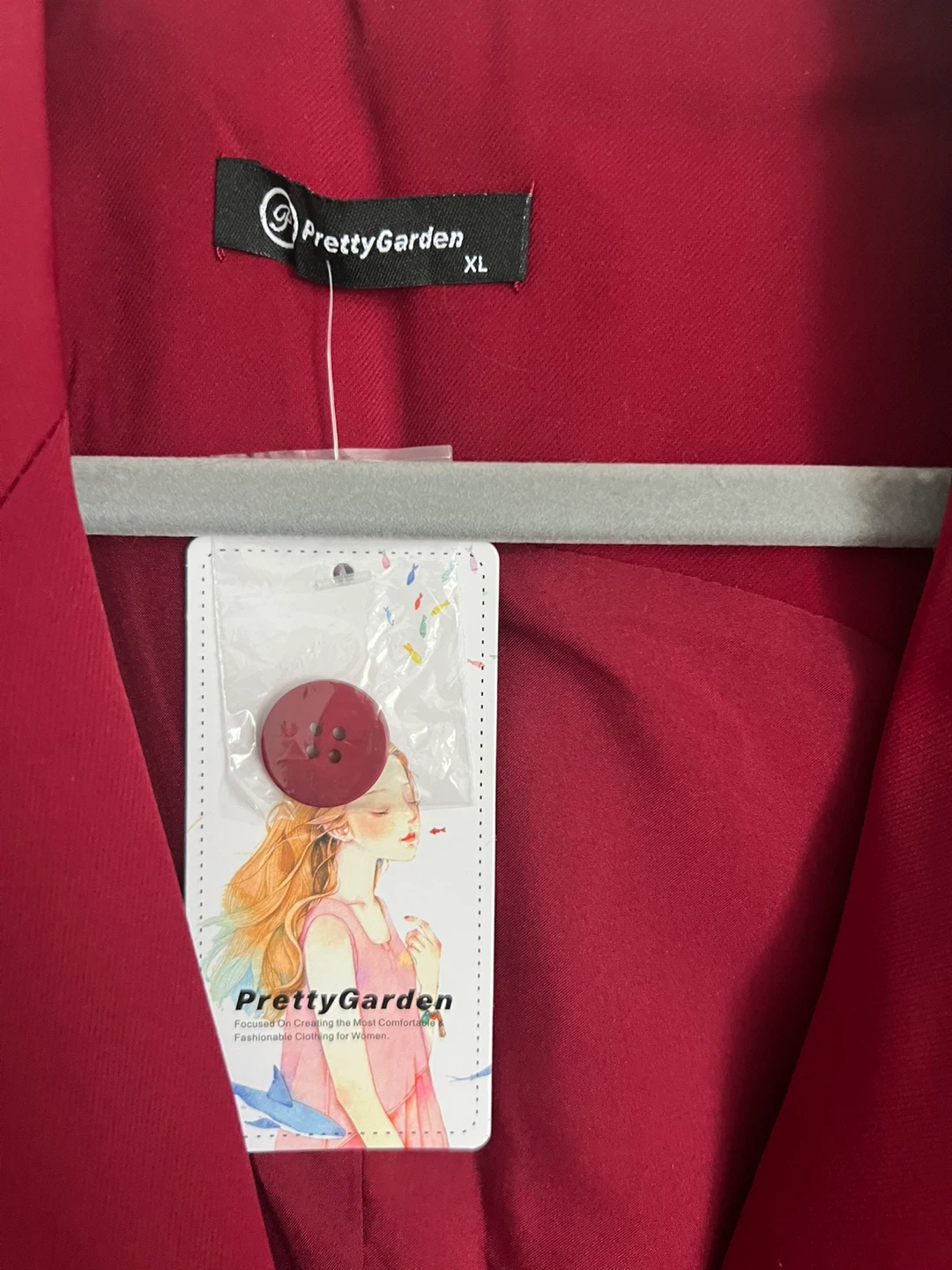 PrettyGarden Red 2-Piece Outfit, Size XL - photo 2