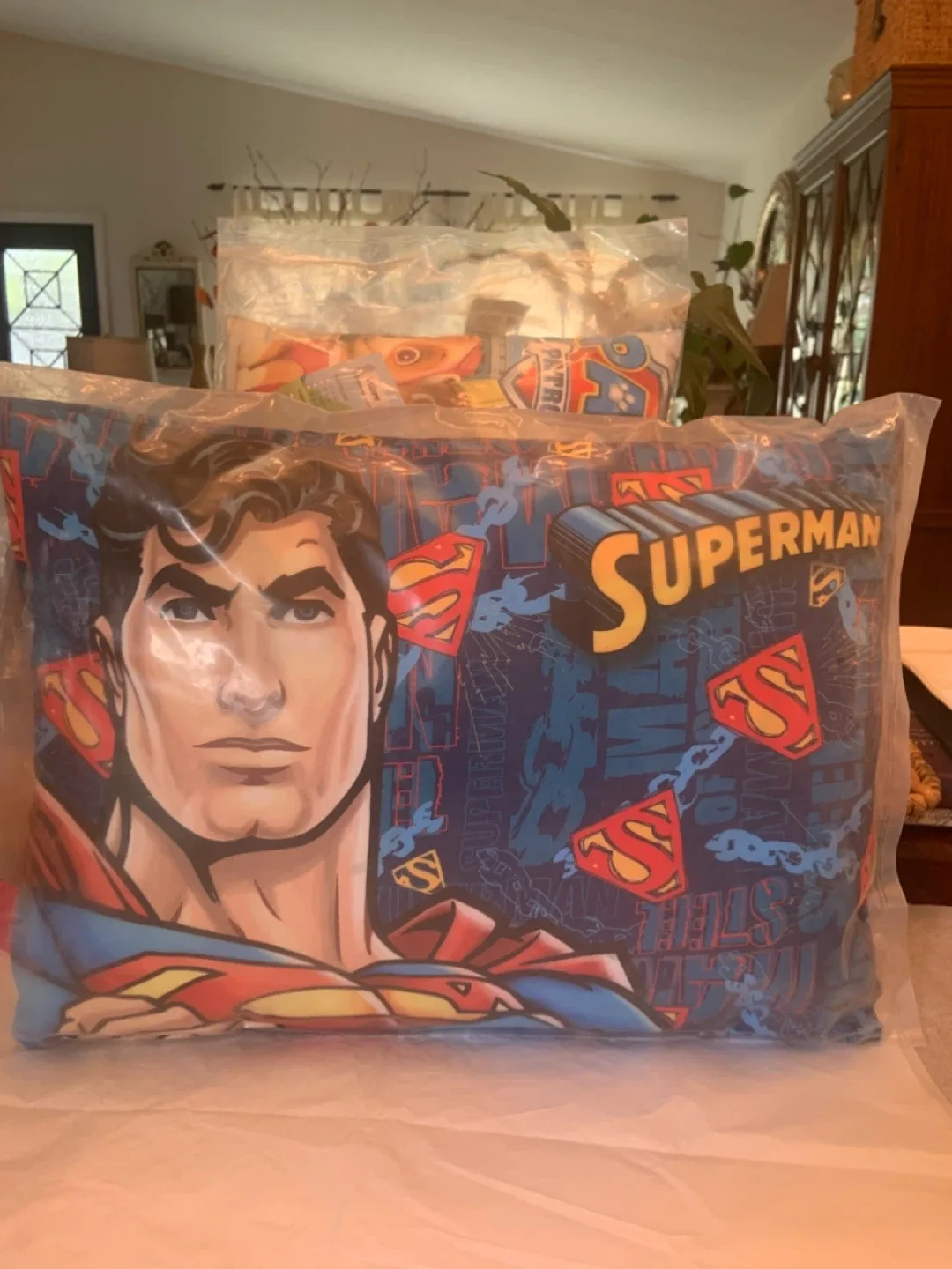 NEW KIDS HYPO-ALLERGENIC  PILLOWS• ‘ PAW PATROL•SUPERMAN ‘ image indicator(5)