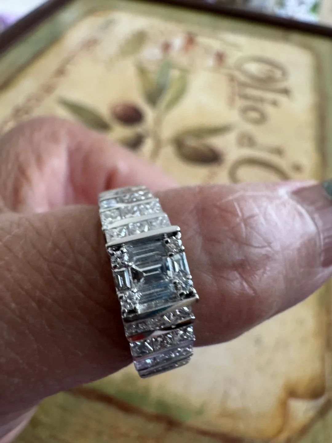 Effy 14K White Gold Diamond Ring image indicator(2)