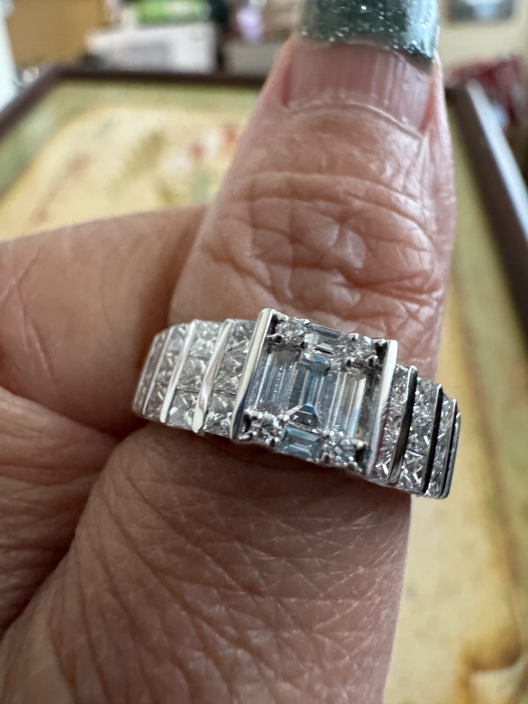 Effy 14K White Gold Diamond Ring