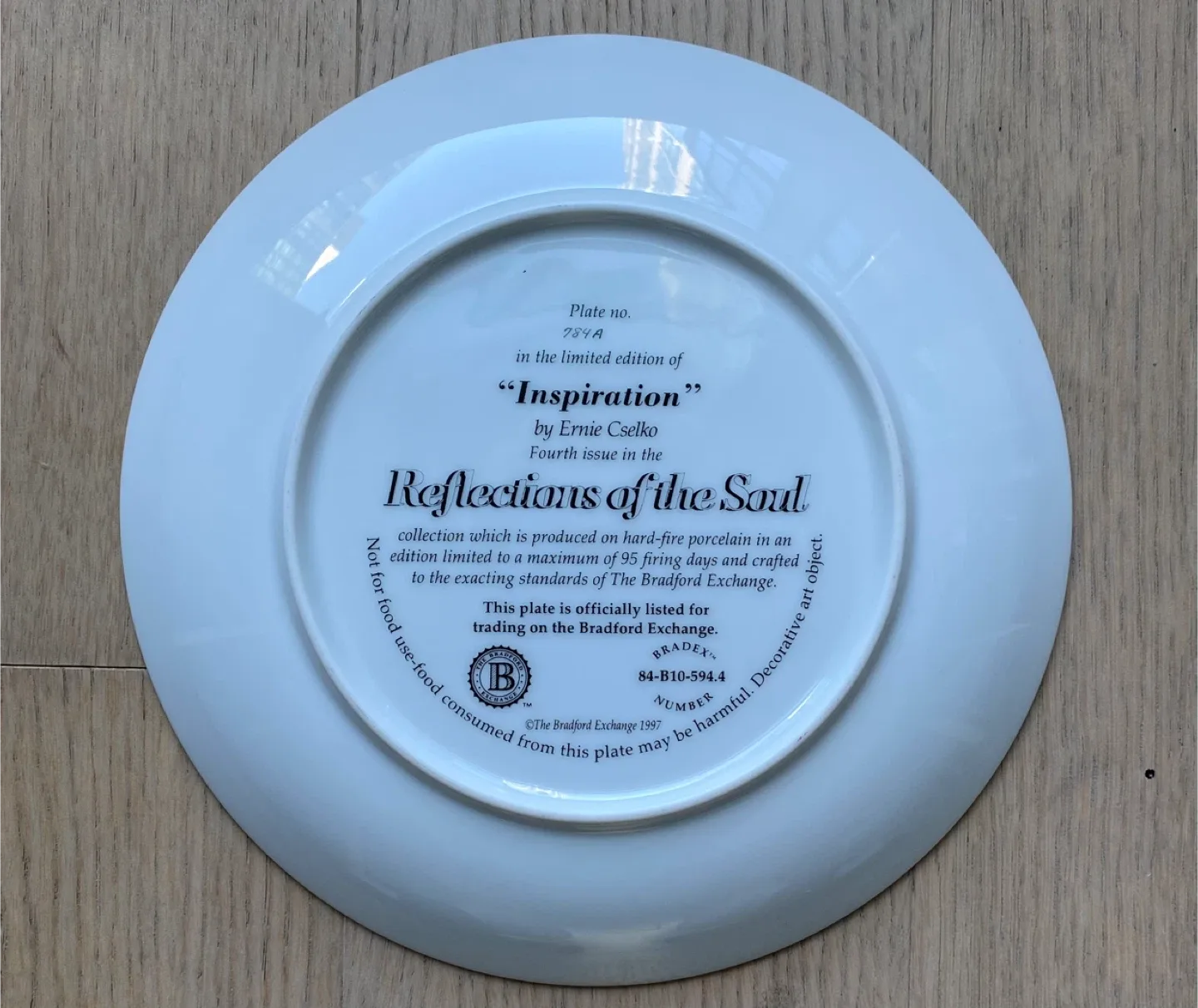 Bradford Exchange "Inspiration" Plate image indicator(2)