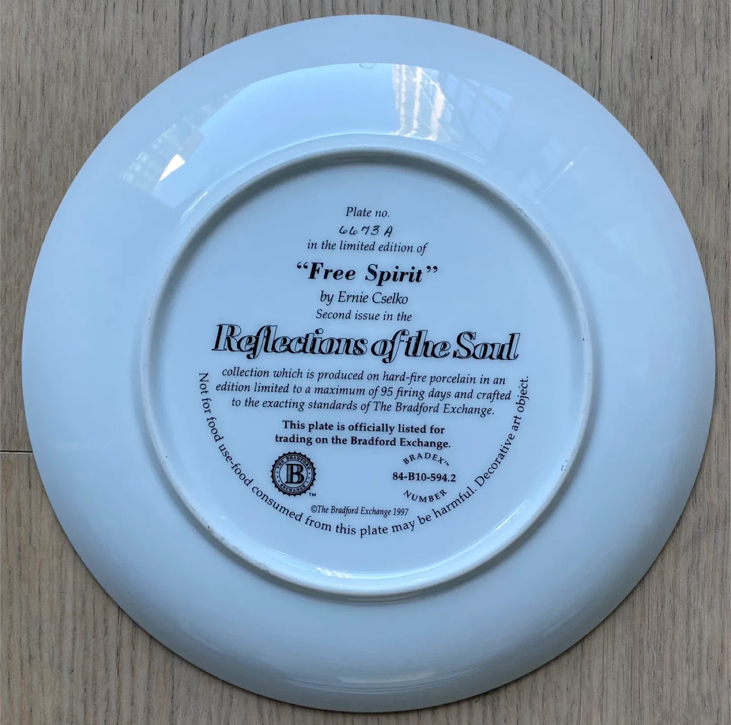 Bradford Exchange "Free Spirit" Plate image indicator(2)