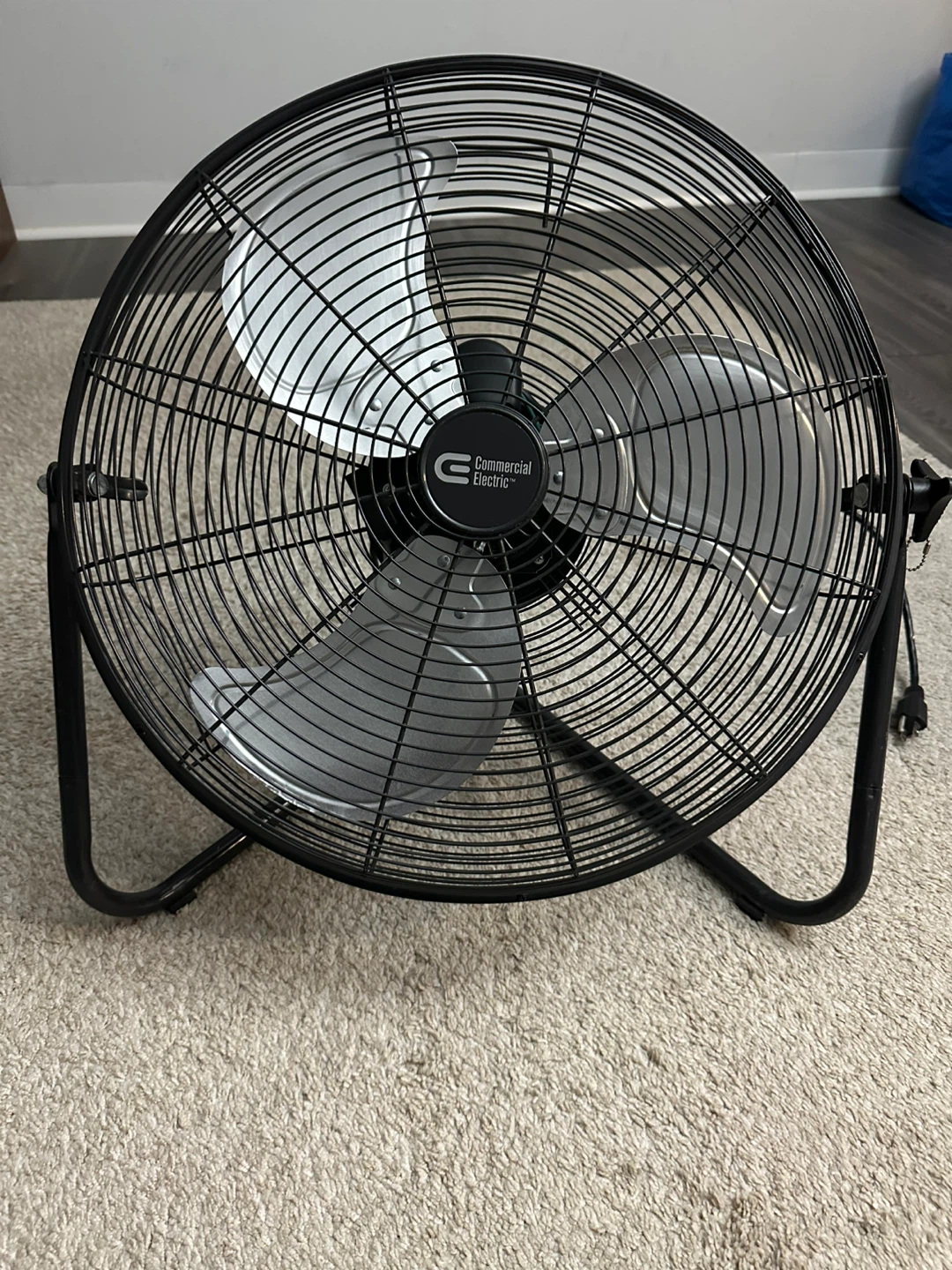 Commercial Electric Floor Fan - Black