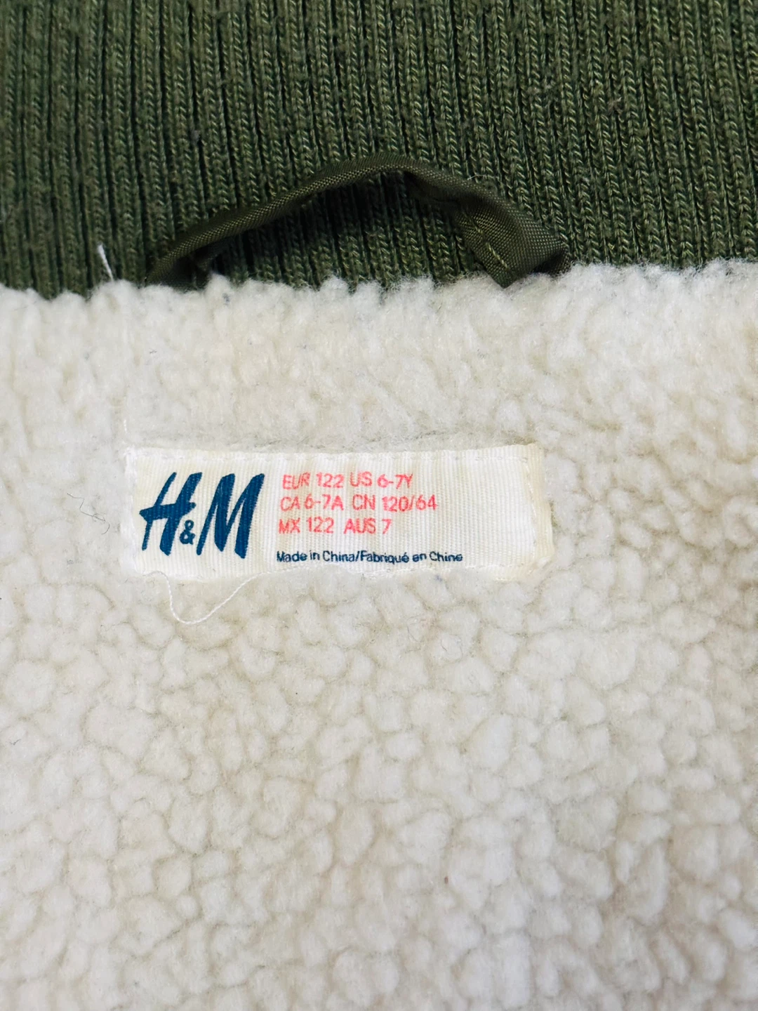 H&M Kids Green Winter Jacket Size 6-7Y - photo 4