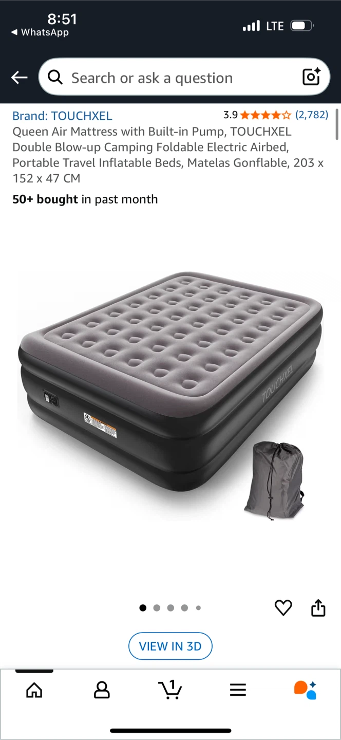 Queen Air Mattress w/ Built-in Pump