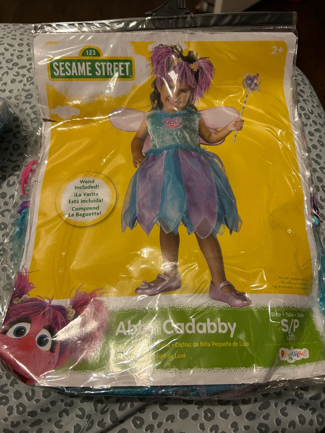 Sesame Street Abby Cadabby Costume - Size S/P (2T) thumbnail