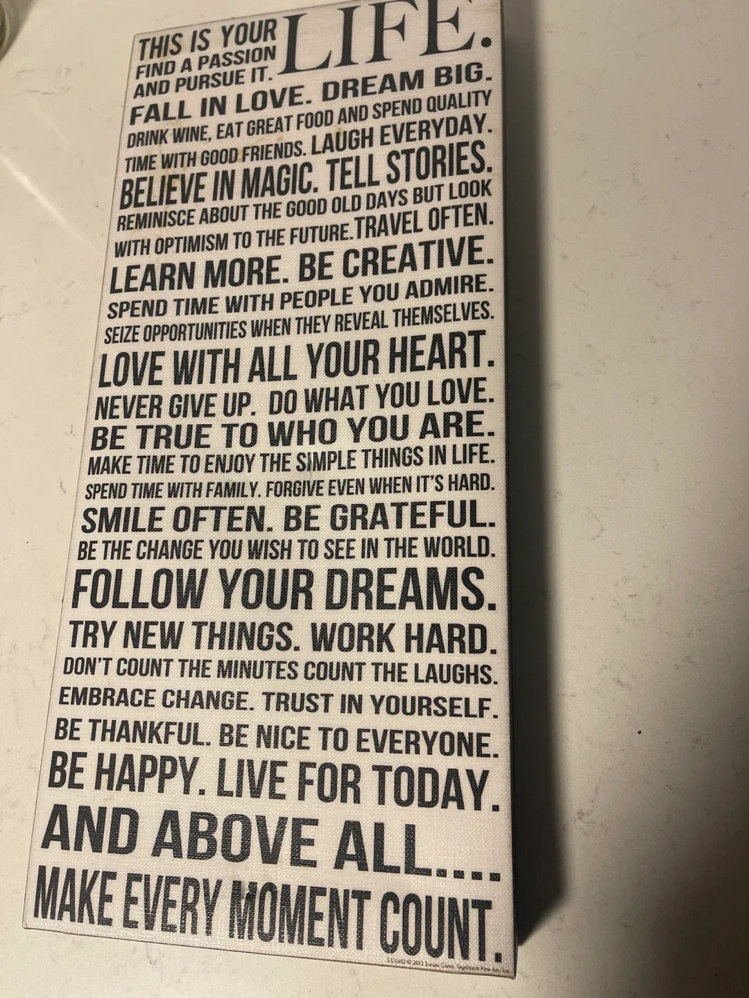 Inspirational Life Quote Wall Decor thumbnail