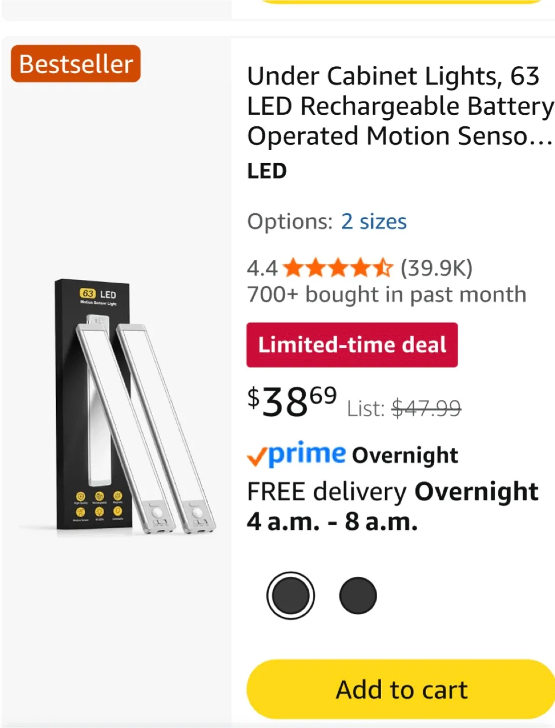 Under Cabinet LED Rechargeable Light thumbnail