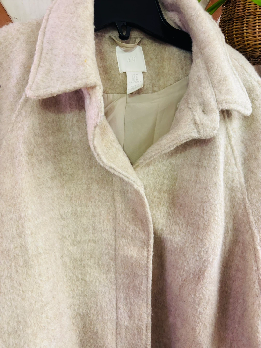 H&M Beige Coat - Size M - photo 3