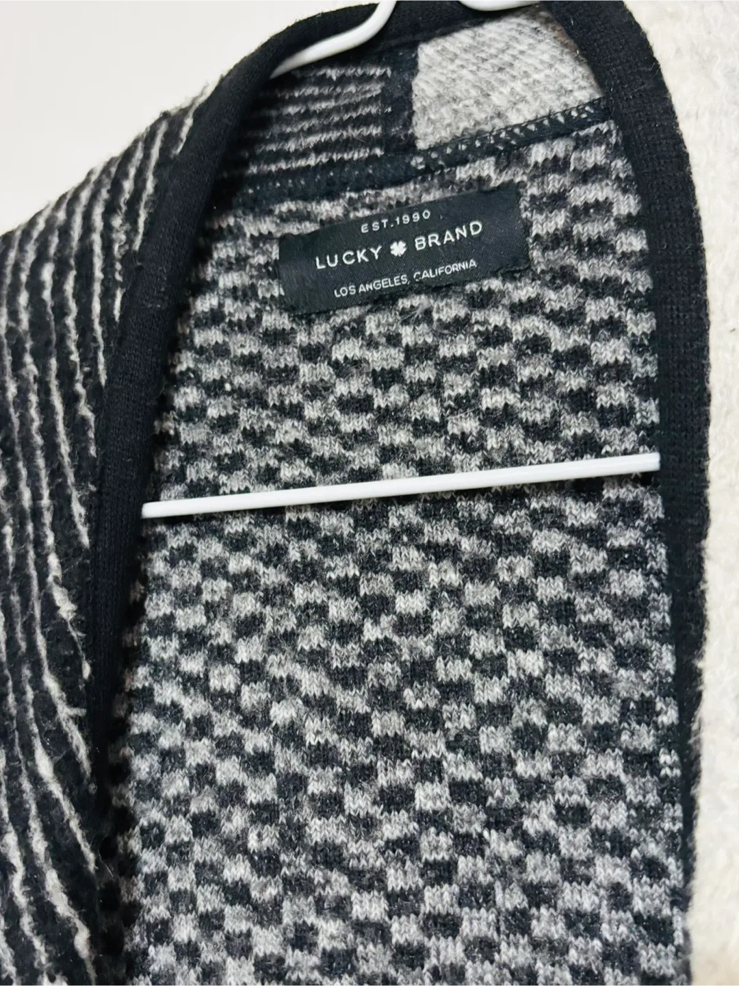 Lucky Brand Black & White Cardigan image indicator(2)