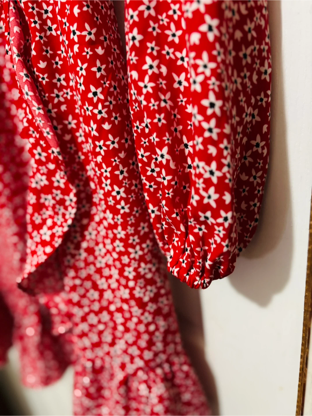 Dynamite Selina Red Floral Dress - Size M - photo 4