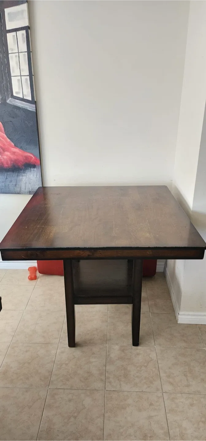 Dark Wood Dining Table image indicator(2)